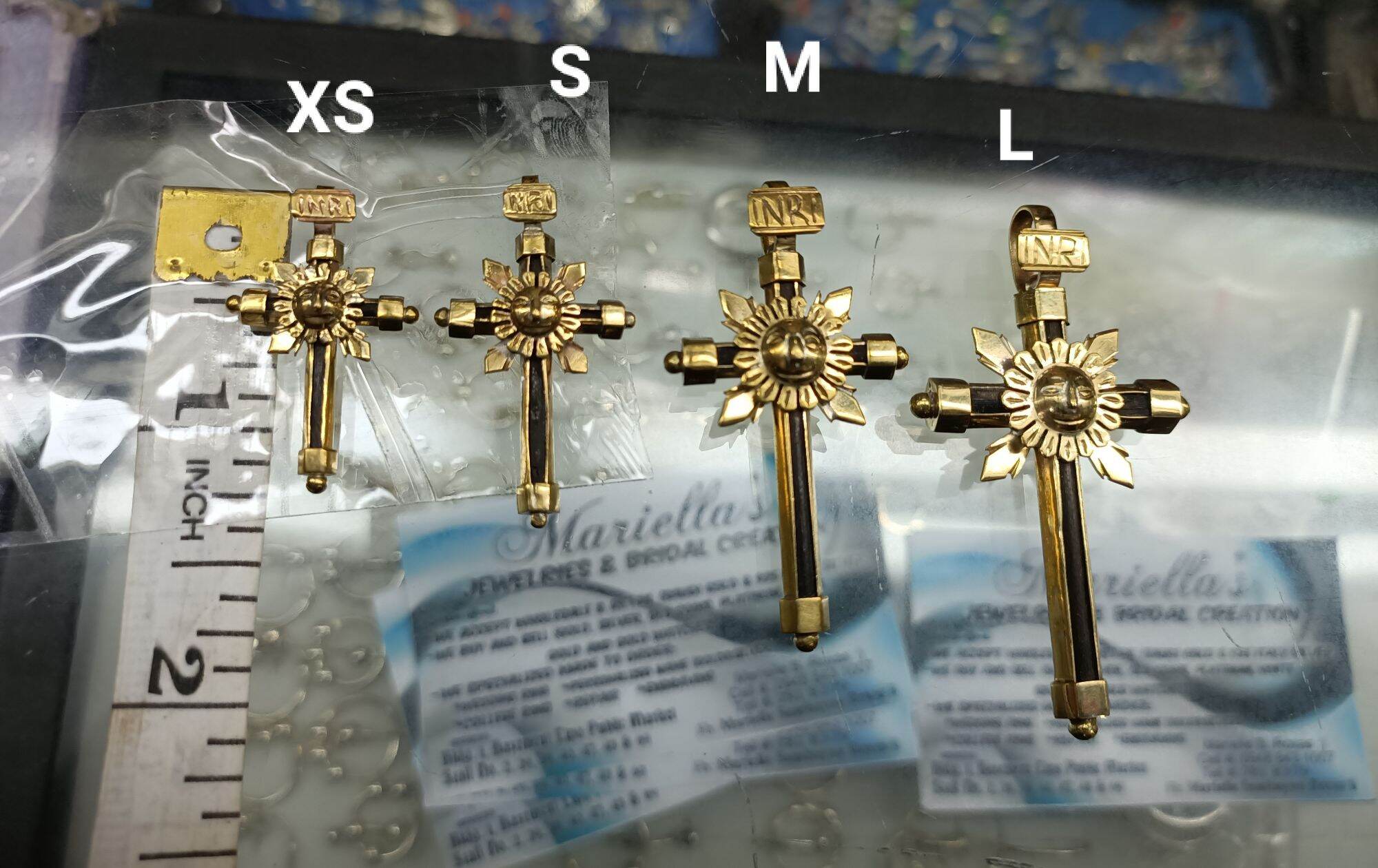 MAHAL NA POONG SANTA CRUZ KRUS PENDANT EURO GOLD Lazada PH