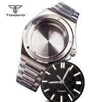 Fit NH35 Dive Stainless Steel 40mm Watch Case+Band+Dial+Hands Accessory Set Sapphire Glass for Engineer Style Mens Wristwatch