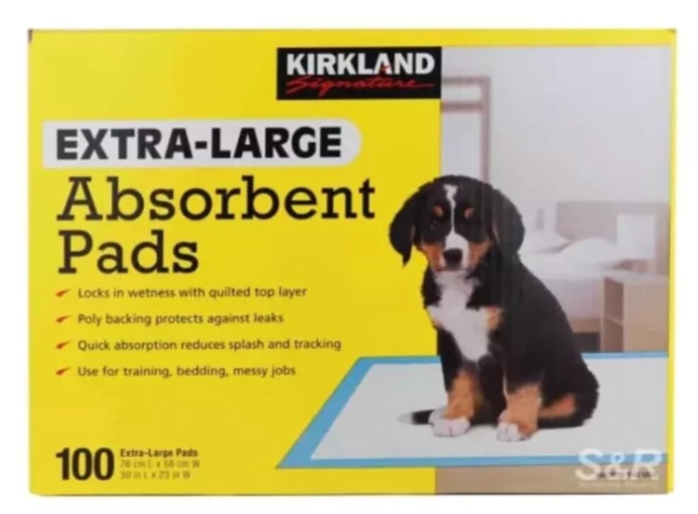 Extra large 2025 absorbent pads kirkland