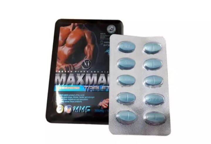 Maxxman Blue Tablet for Men's Erection - Discreet Packaging