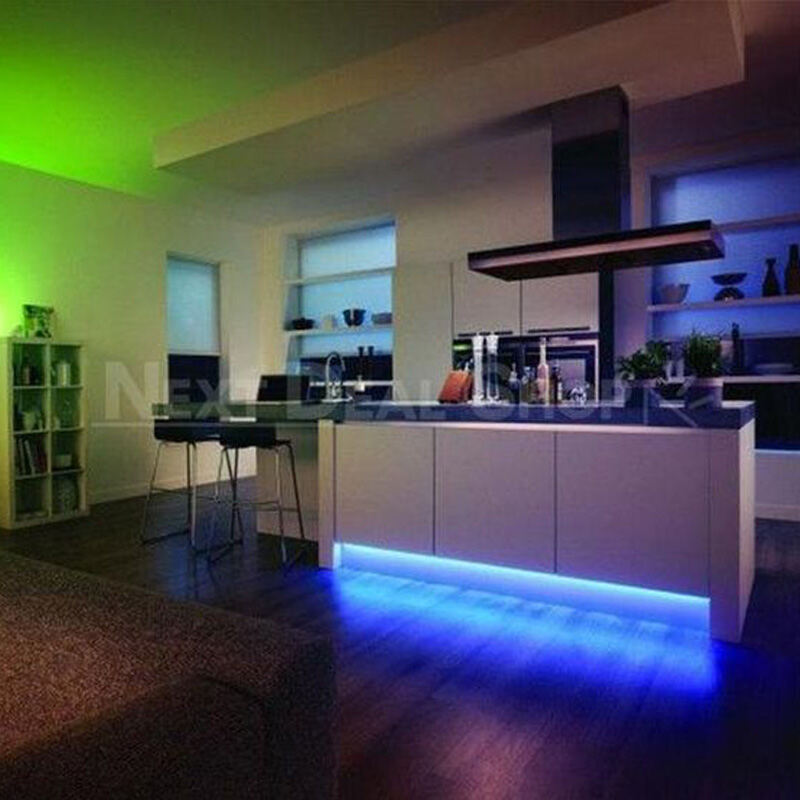 Music Sync RGB LED Strip Lights Bluetooth 30M(2 Rolls Of 15M) USB Color Change Smart Remote Control & APP Control For Christmas.