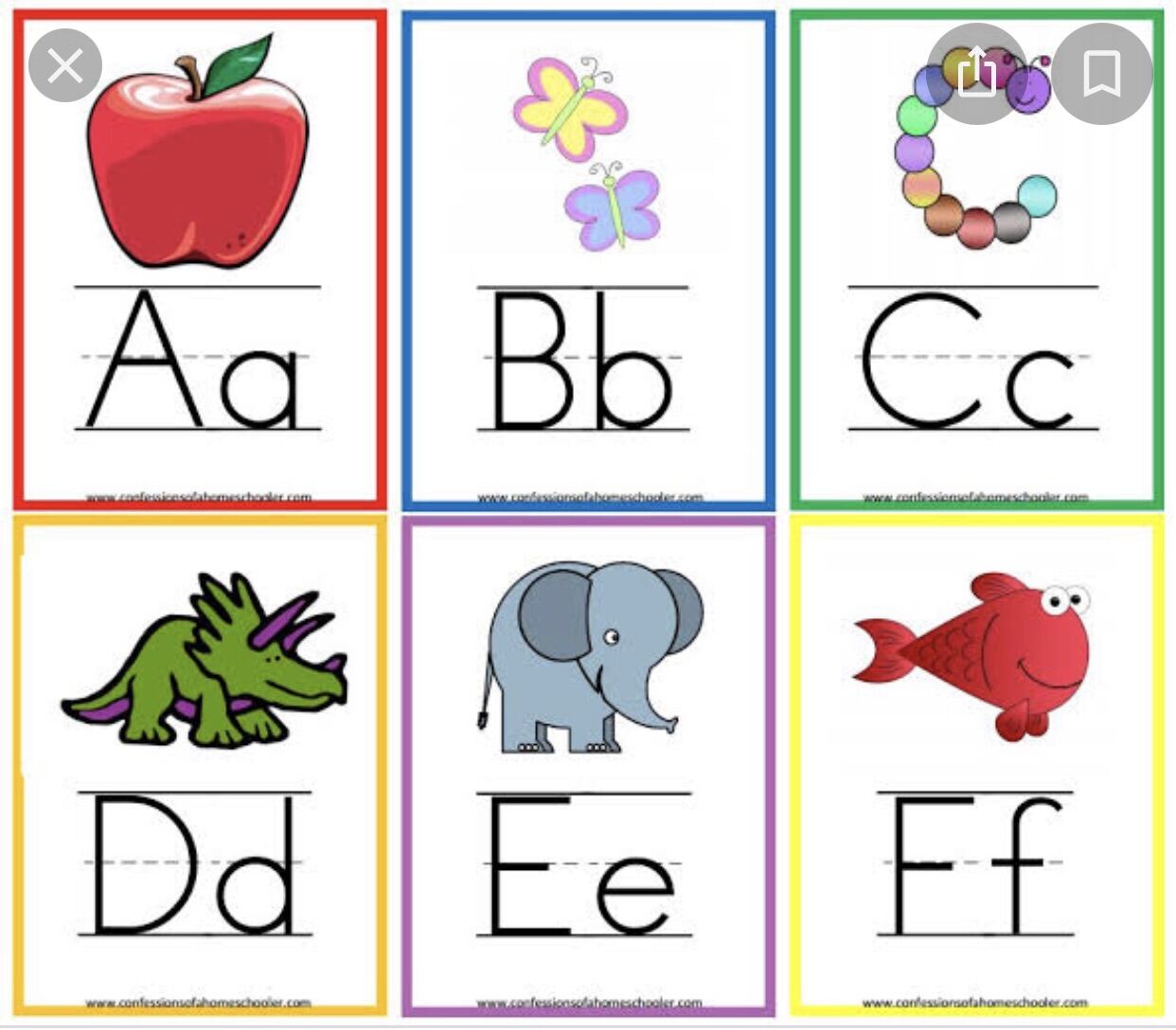 Laminated Abc Flash Cards Lazada PH
