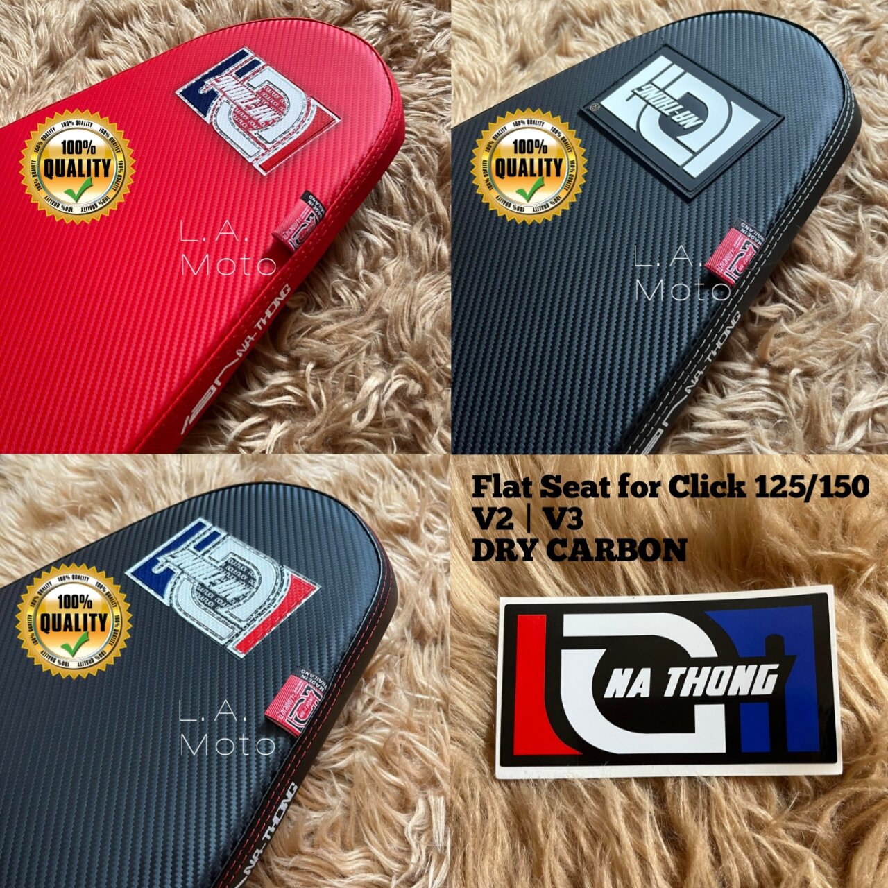 NATHONG Flat Seat for Honda Click 125i V2/V3