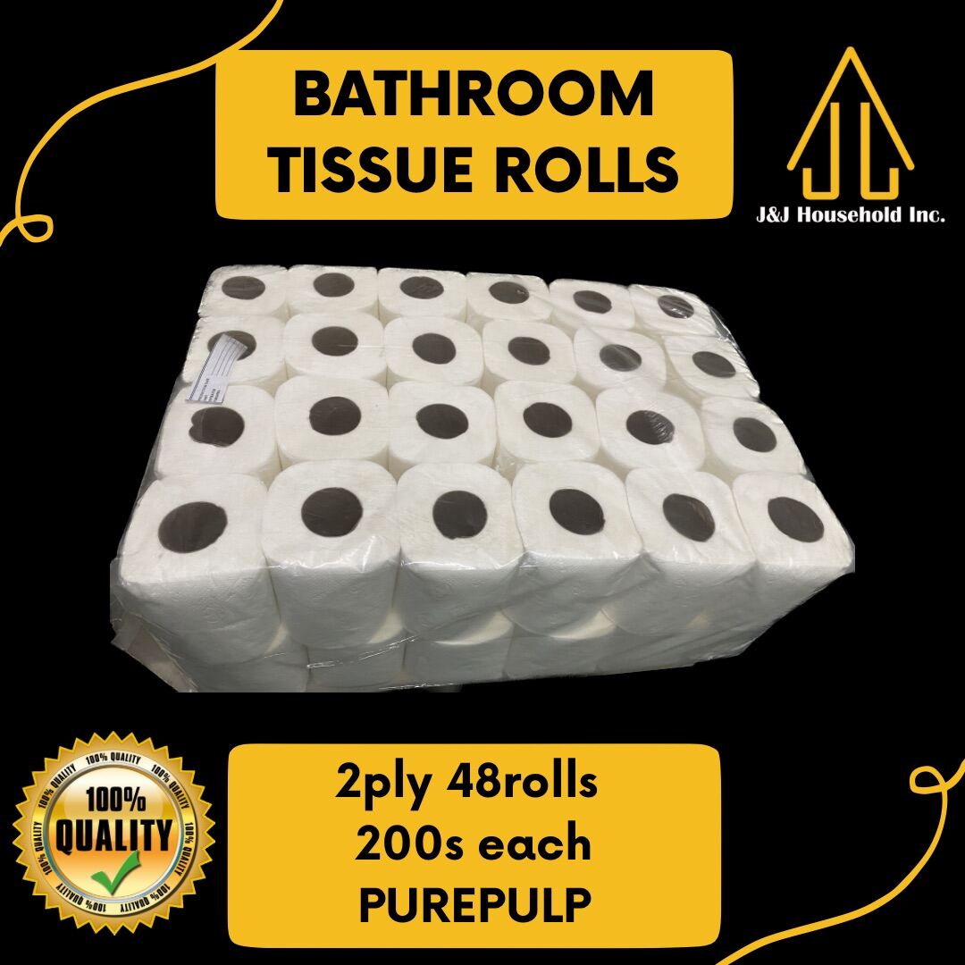 BATHROOM TISSUE ROLLS (1 CASE — x48 200pulls per roll) Lazada PH