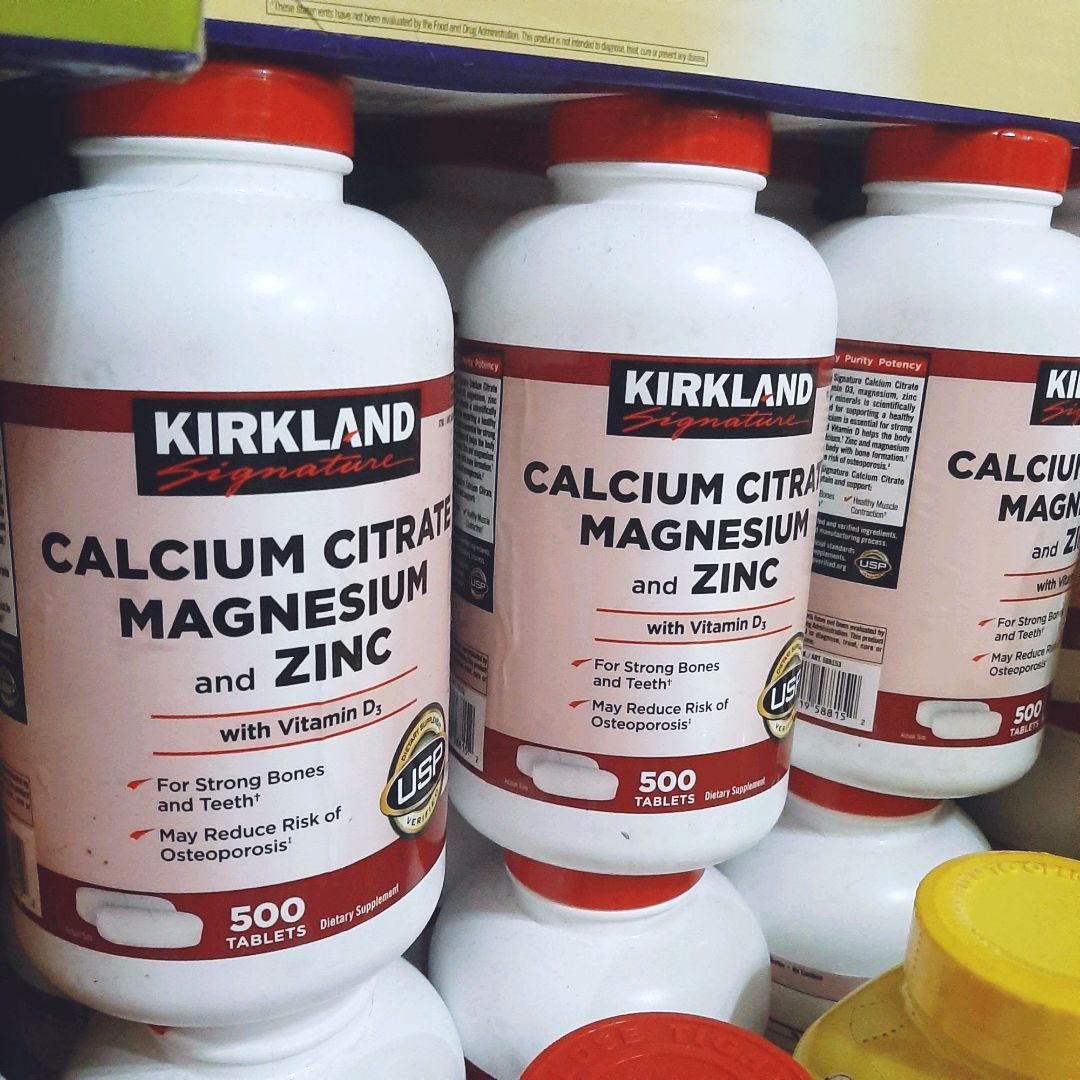 kirkland calcium citrate