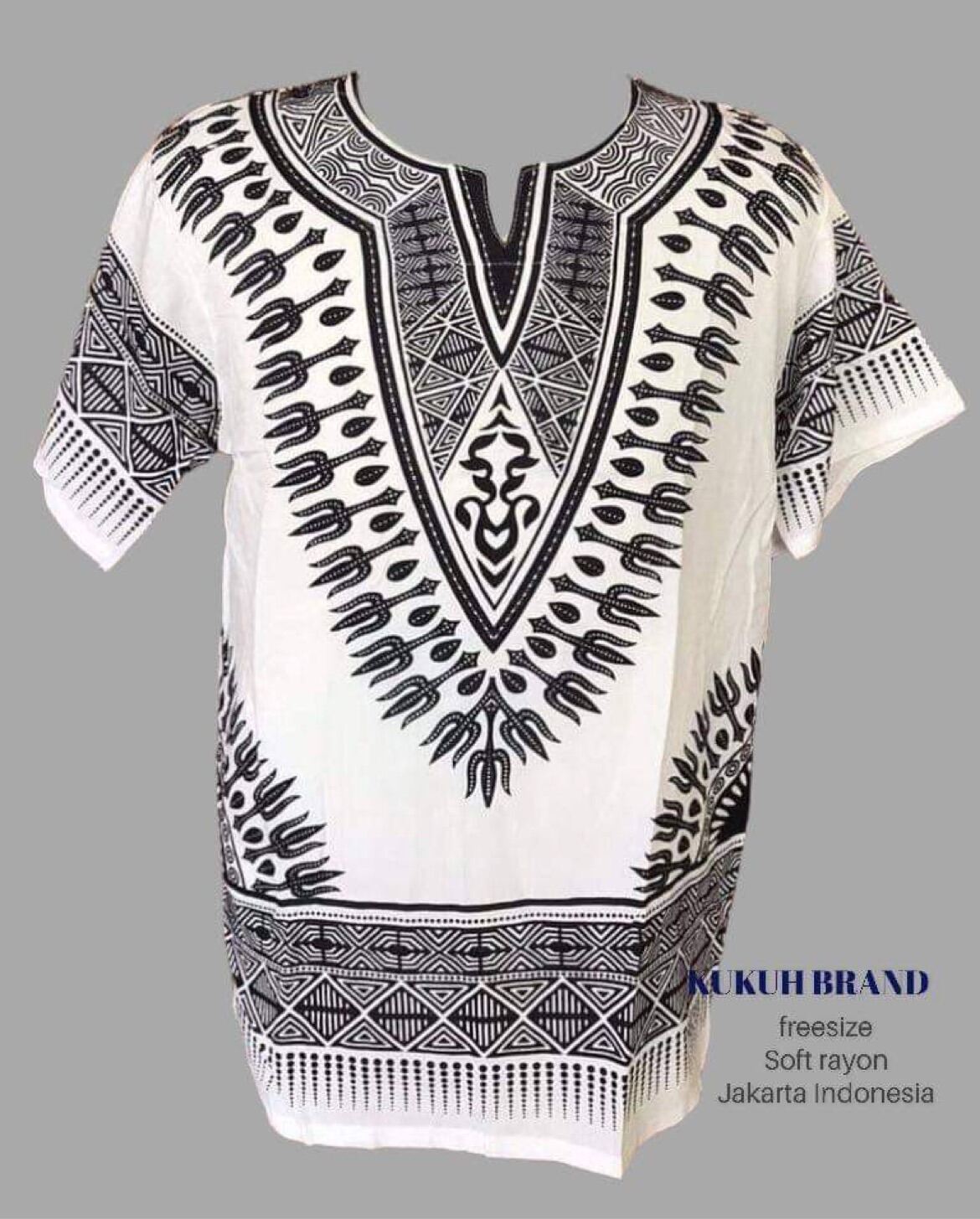 White Panther Dashiki Bohemian Batik Kuku Polo Lazada Ph