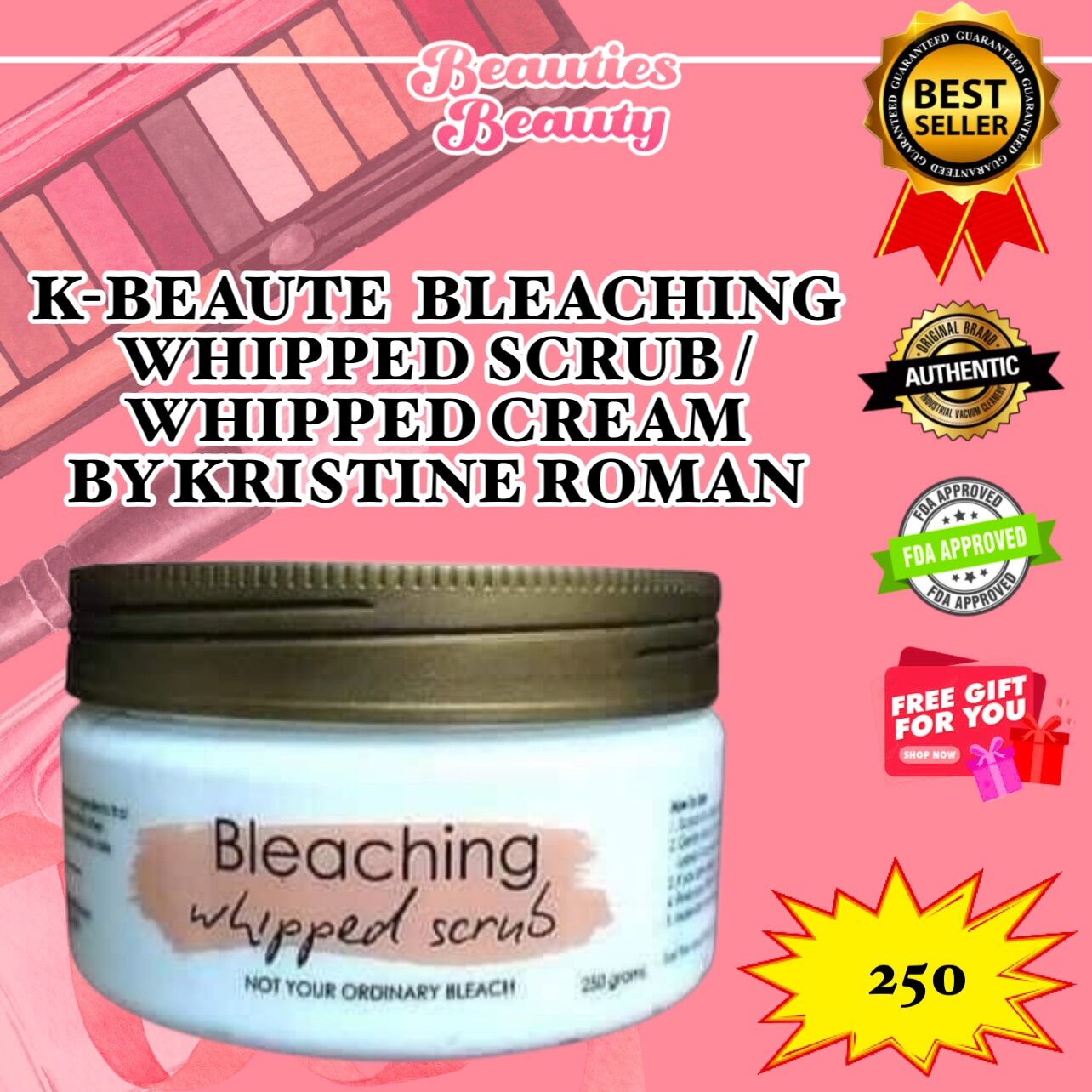 KBeaute Bleaching Whipped Scrub / Whipped Cream by Kristine Roman 100