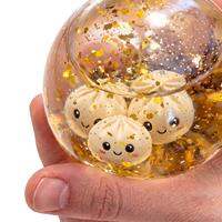 Beast Kingdom | Glitter Dumpling Glitter Dumpling Squishy with Box Dumplings Sensory Squeeze Toy for Stress Relief Halloween Gift
