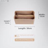 jeagutt | Bag Organizer Insert Bag for LV Neverfull Medium Size