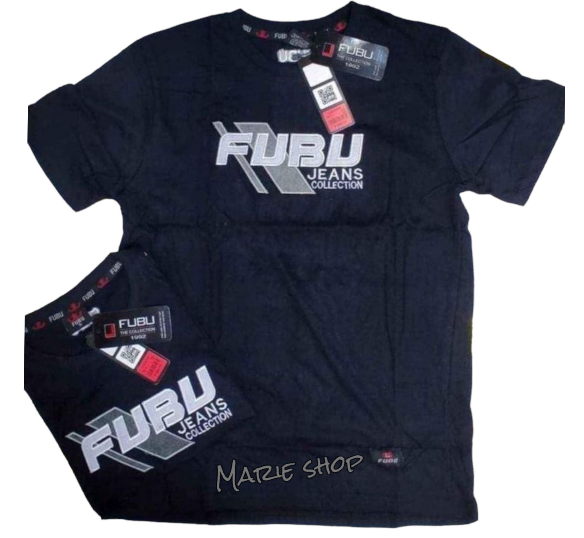 Fubu Mens T-shirt Branded Overrun
