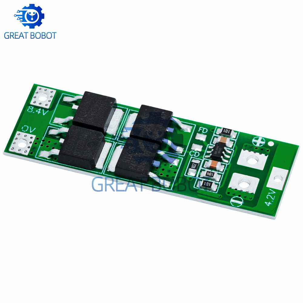 2S 20A 7.4V 8.4V 18650 Lithium Battery Protection Board/BMS Board ...