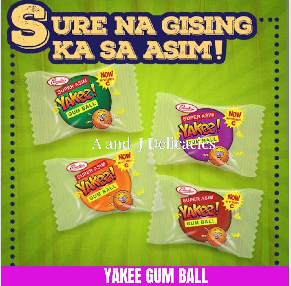 Yakee Bubble Gum Sour Bubble gum (24+Free) Lazada PH