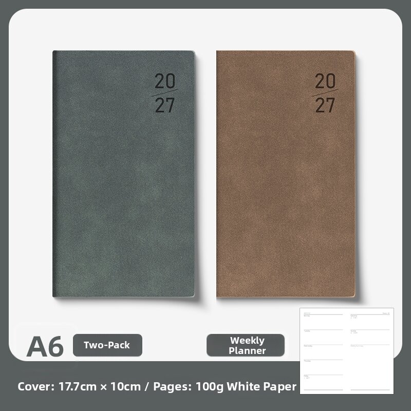 Portable 2027 Diary Planner