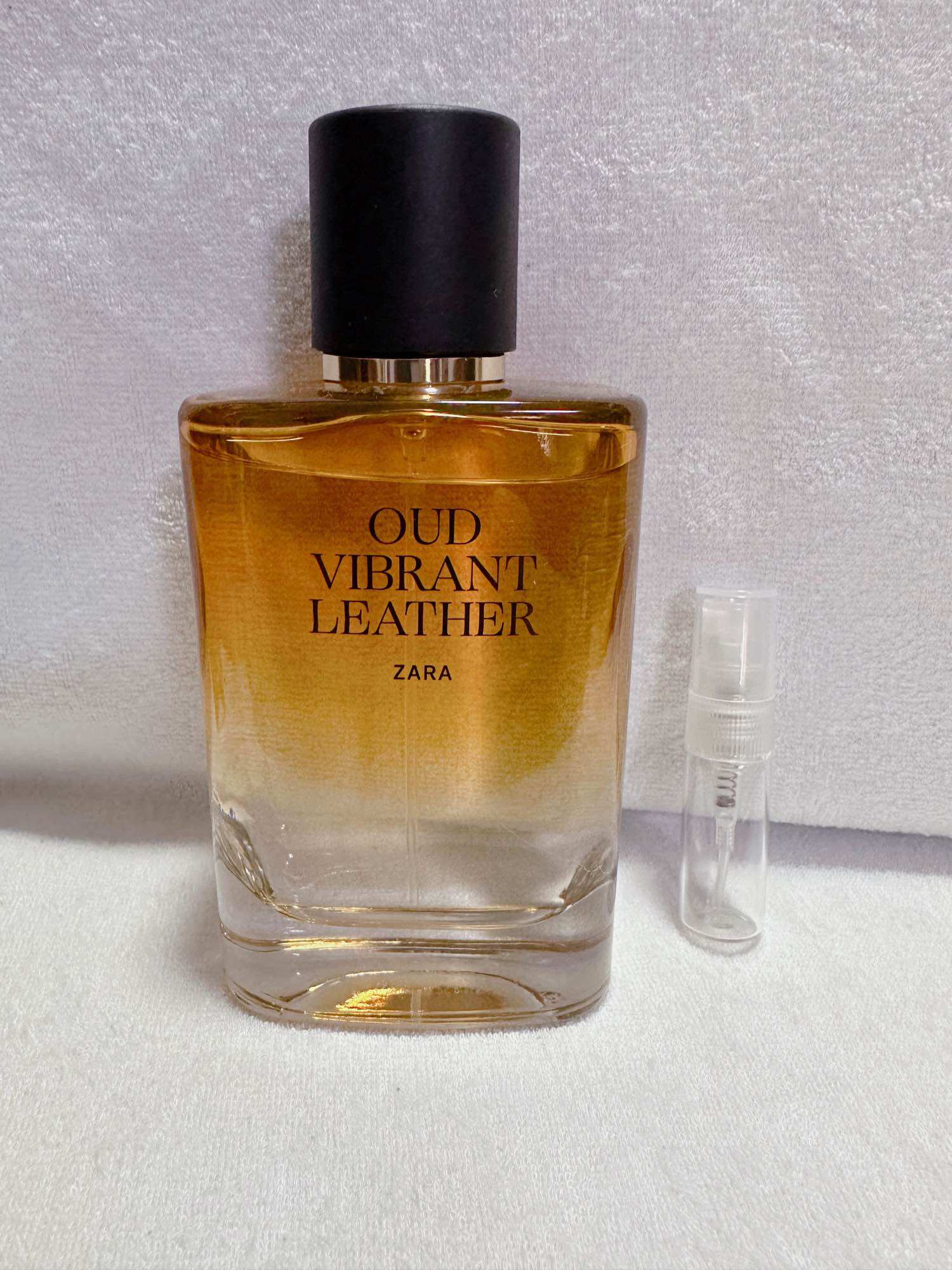 zara oud leather