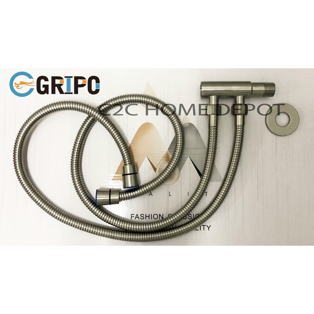GRIPO High quality SS 304 stainless Water heater Adapter Connector for  Single point Shower GP219 | Lazada PH