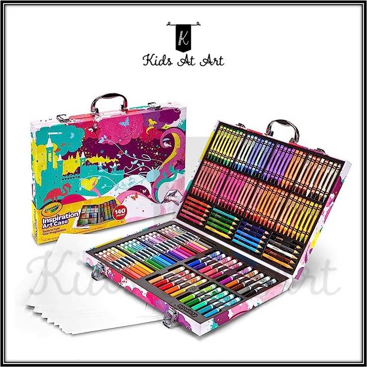 140 Count - Crayola Inspiration Art Case Coloring Set