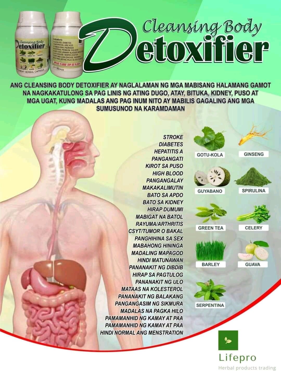 CLEANSING BODY DETOXIFIER COD Lazada PH