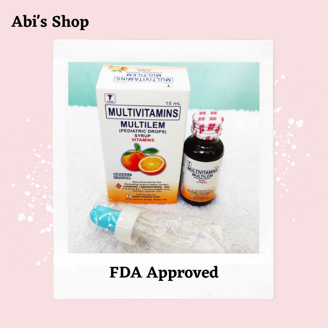 MULTILEM 15ml Multivitamins Drops Expiry June 2025 Lazada PH