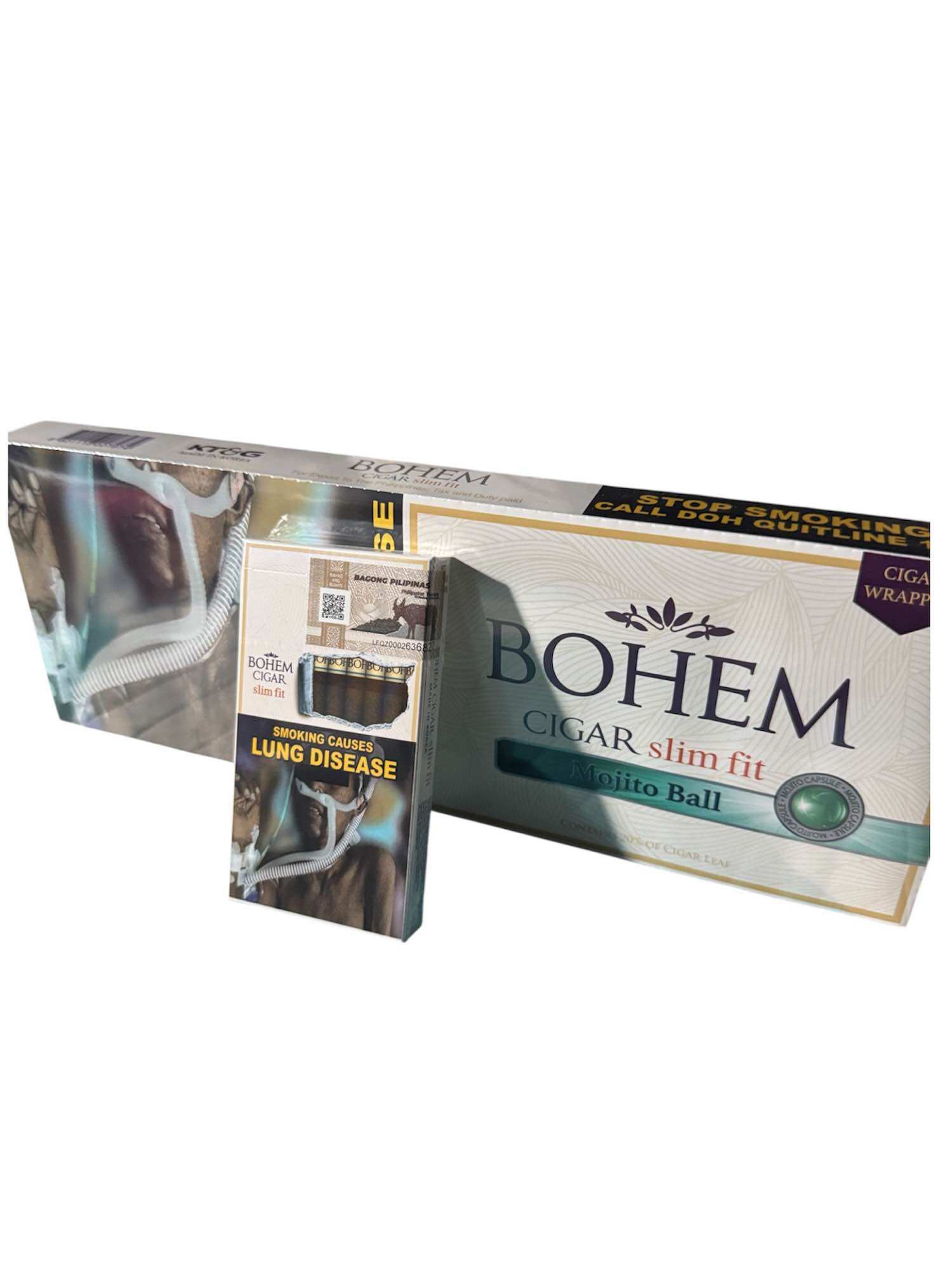 bohem cigarette philippines BOHEM Cigar Slim w/ Mojito 1ream Cigarillos Cigars Mojito Beer - Lazada