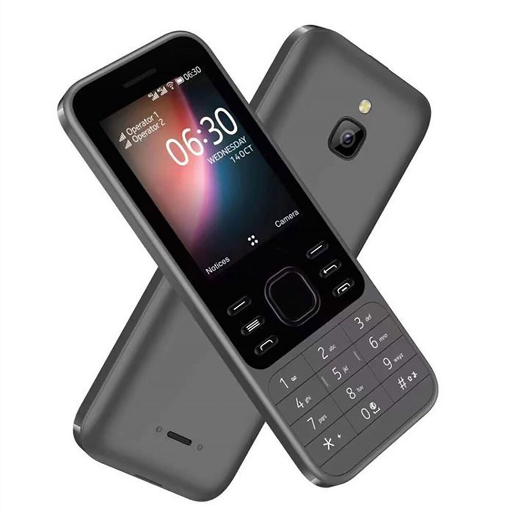 Nokia / Nokia 6300 2020 4G Backup Phone 1500mAh 2SIM 2.4-inch WiFi Hotspot Shared FM Radio 3.5mm Bluetooth Nokia Elderly Phone Unlock