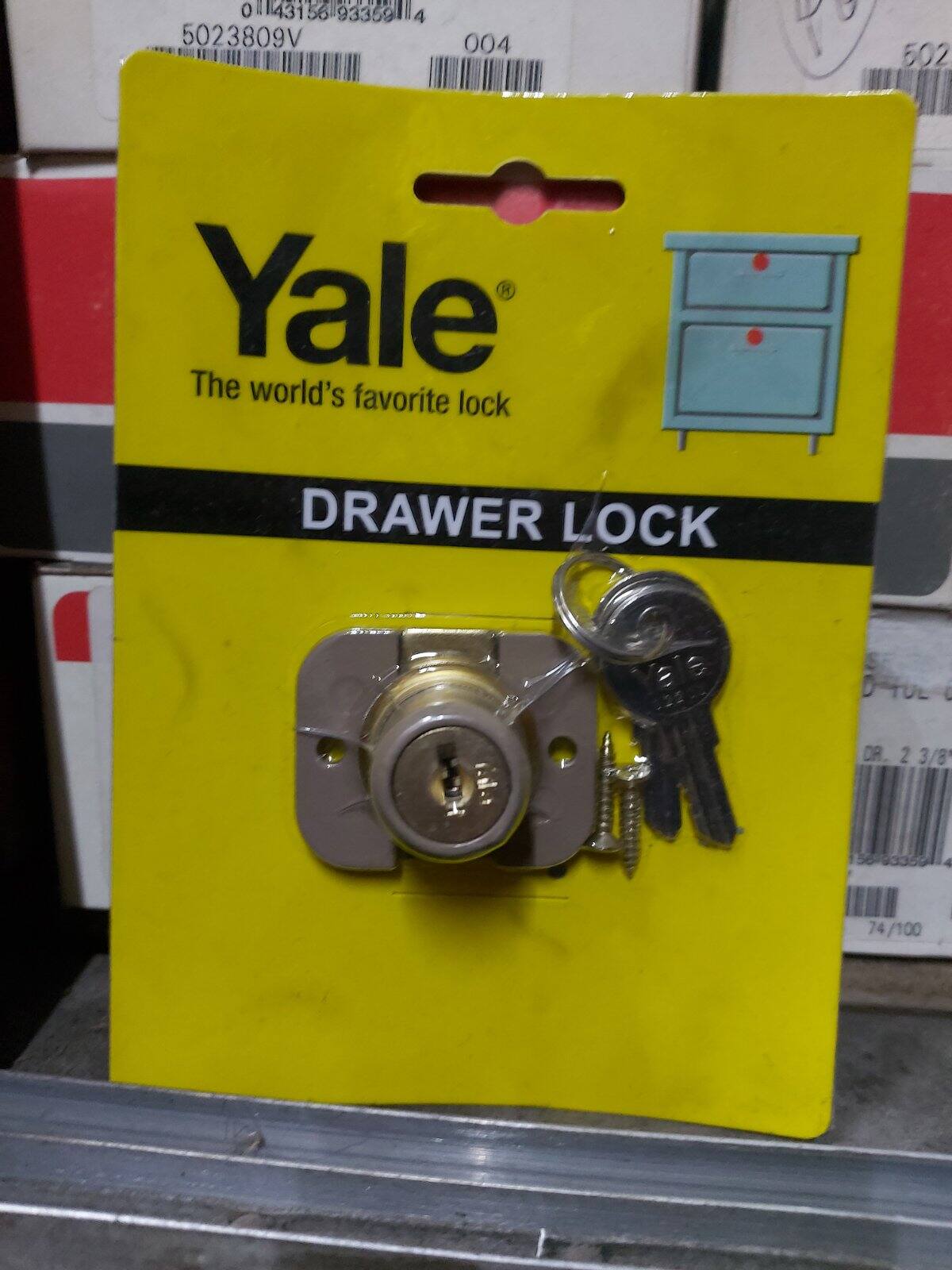 YALE DRAWERLOCKS DRAWER LOCK YALE LOCKS YALE V9660HE 2 HOLE VISUAL