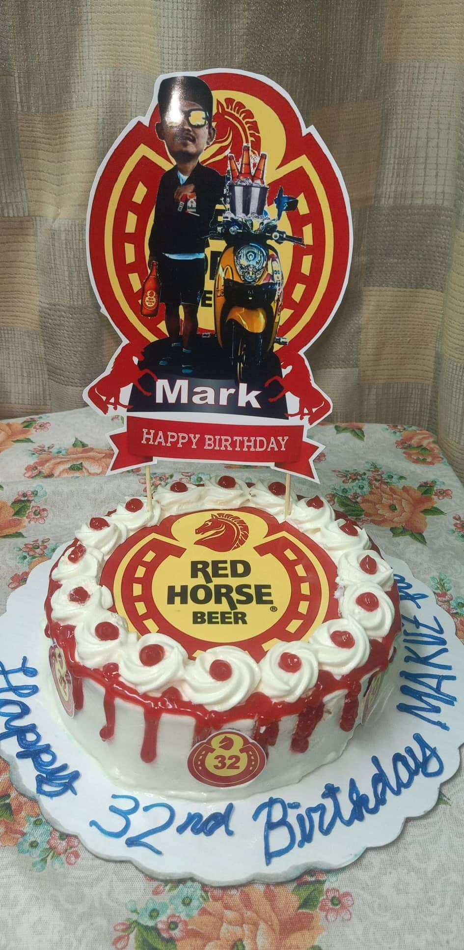 cake topper design red horse | Lazada PH