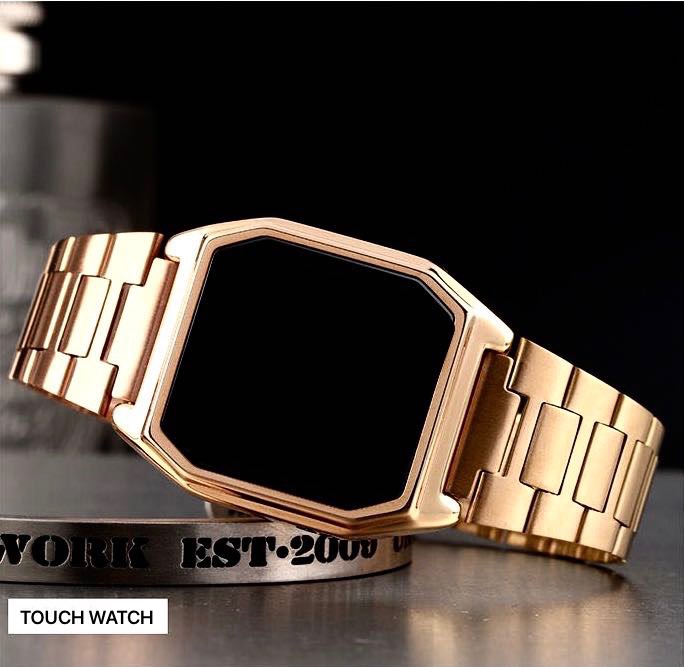 Luxury Brand Men's Sport LED Digital Wrist Watches for Men Women Steel  Electronic Watch Full Touch Military Clock Reloj Hombre