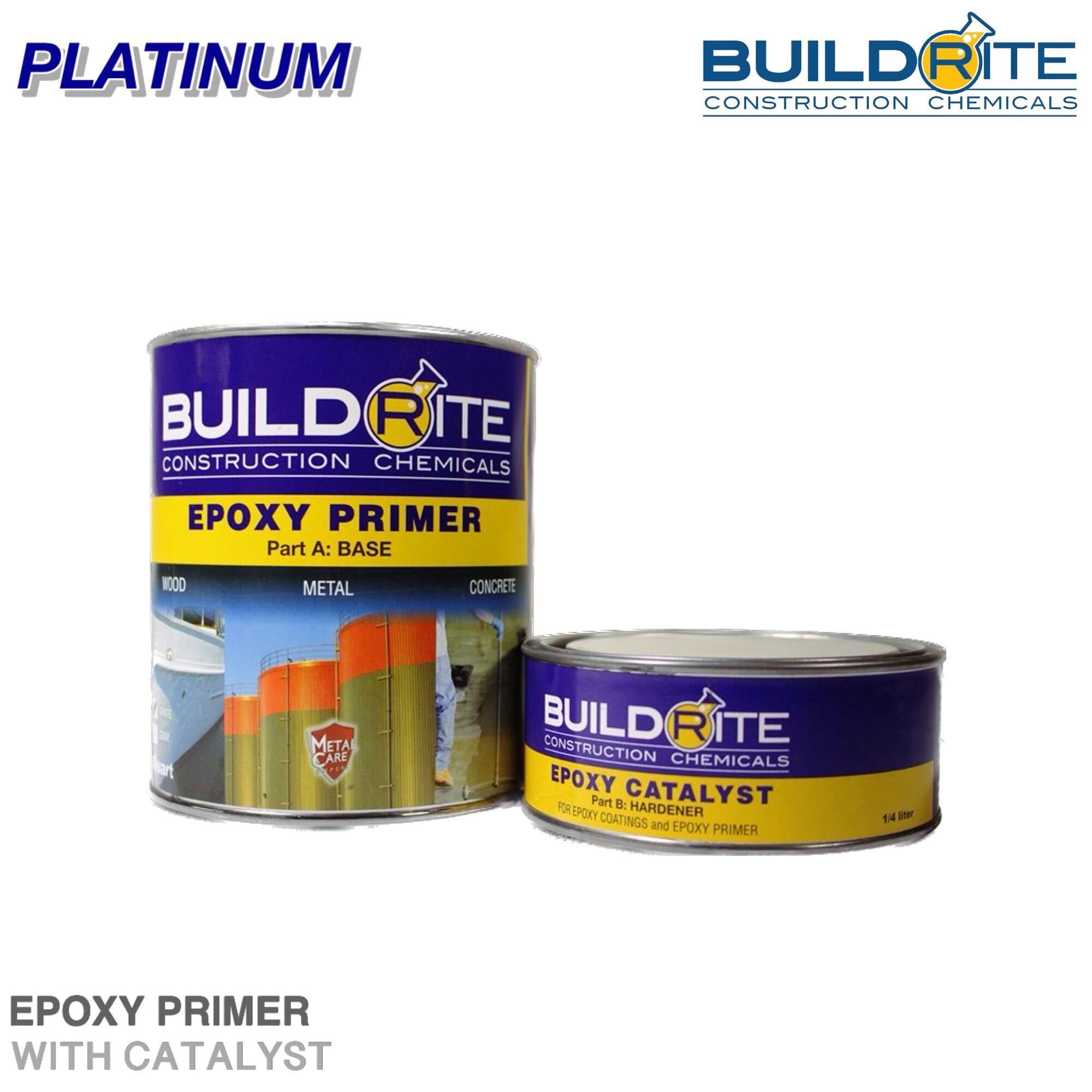 1L BUILDRITE Epoxy Primer With Catalyst Sold Per Quart Lazada PH