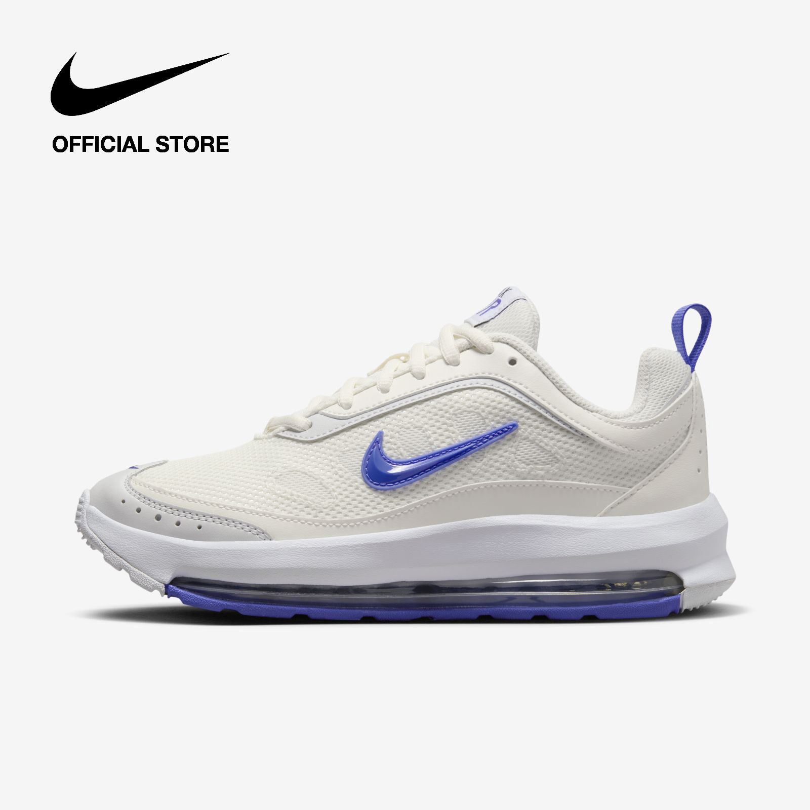 Nike Mens Air Max AP Shoes White Low-Cut Sports Sneakers Mesh