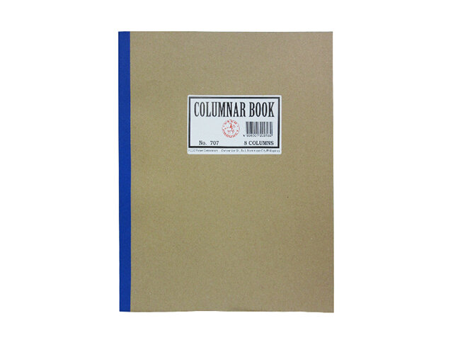 COLUMNAR BOOK Per piece 3 4 5 6 8 10 12 14 16 18 20 22 24 Record Book for accounting tabulations etc.