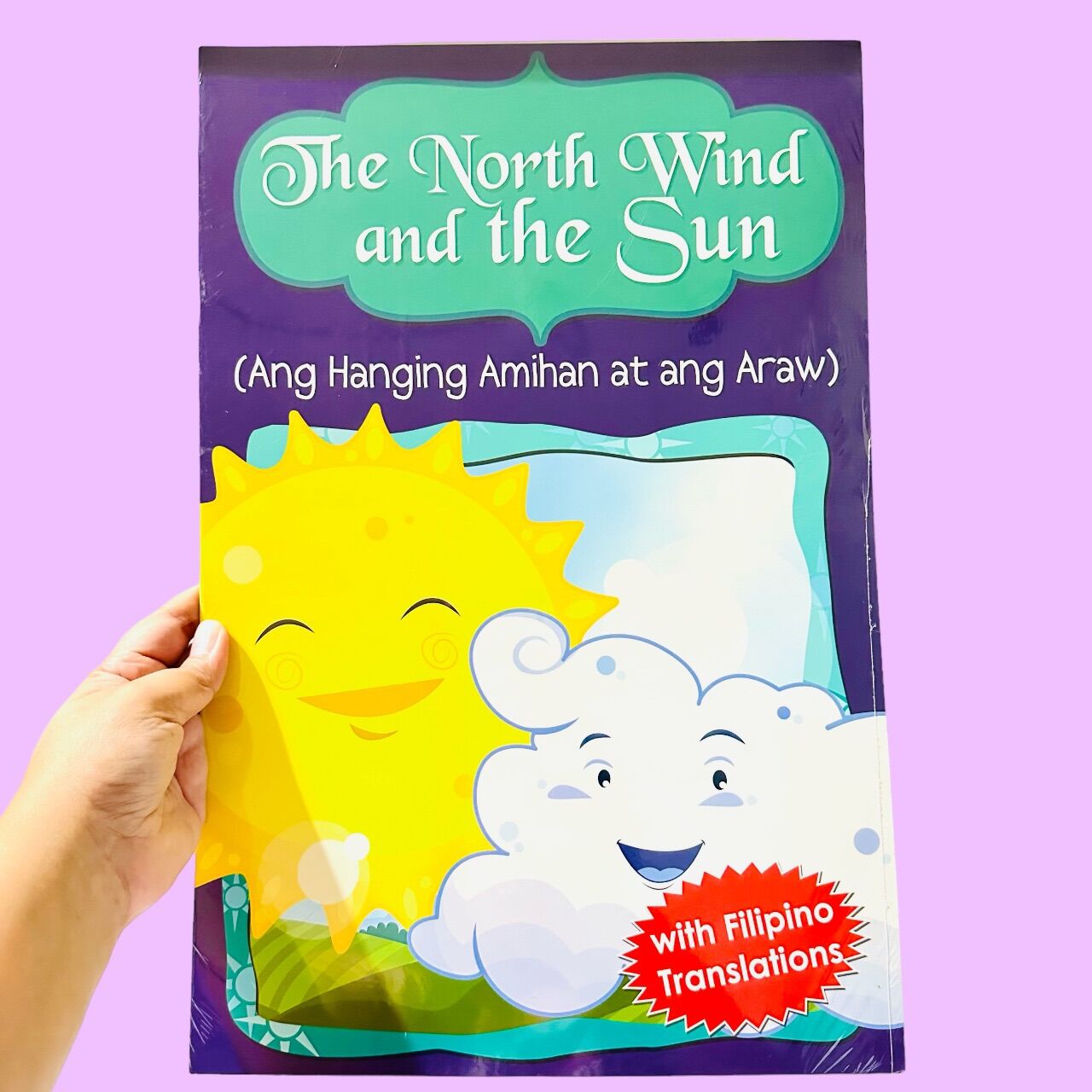 Jumbo big story book for children with english filipino