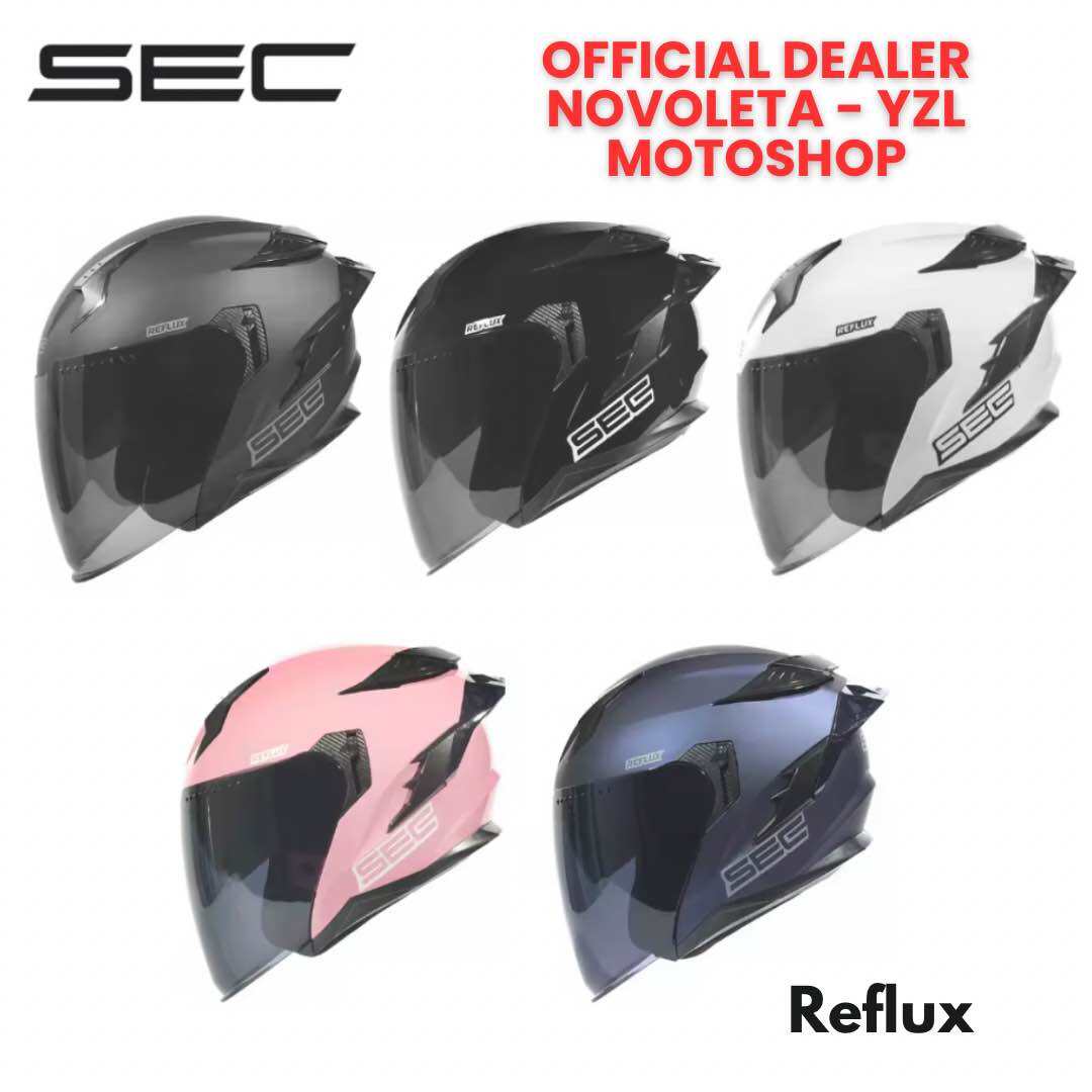 Sec Reflux Half Face Helmet - Lowest Price