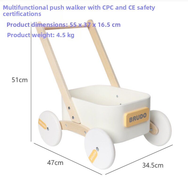 Anti-O Type Legs Anti-slip Musical Baby Walker