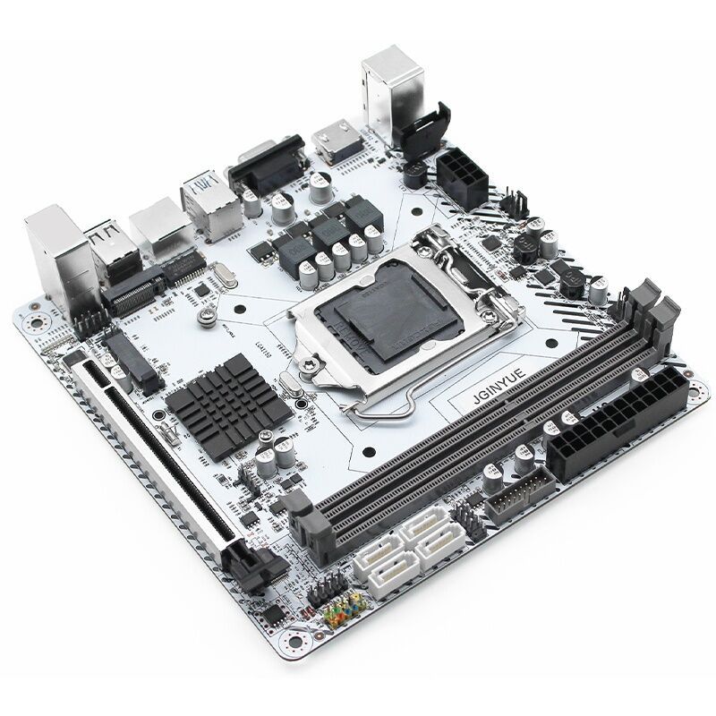 Lzd Jginyue H97 Itx Lga 1150 Motherboard Intel i3 i5 i7 E3 Cpu DDR3 1600MHz 16GB M.2 Nvme Sata USB3.0 Vga Hdmi Mini-ITX H97I Plus