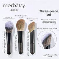Merbatsy | Sloped Design Ebony Blush Brush