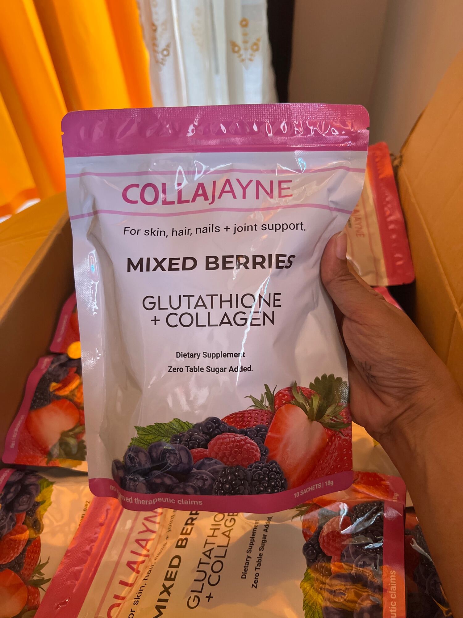 Glutathione + collagen by Collajayne 10sachets Lazada PH