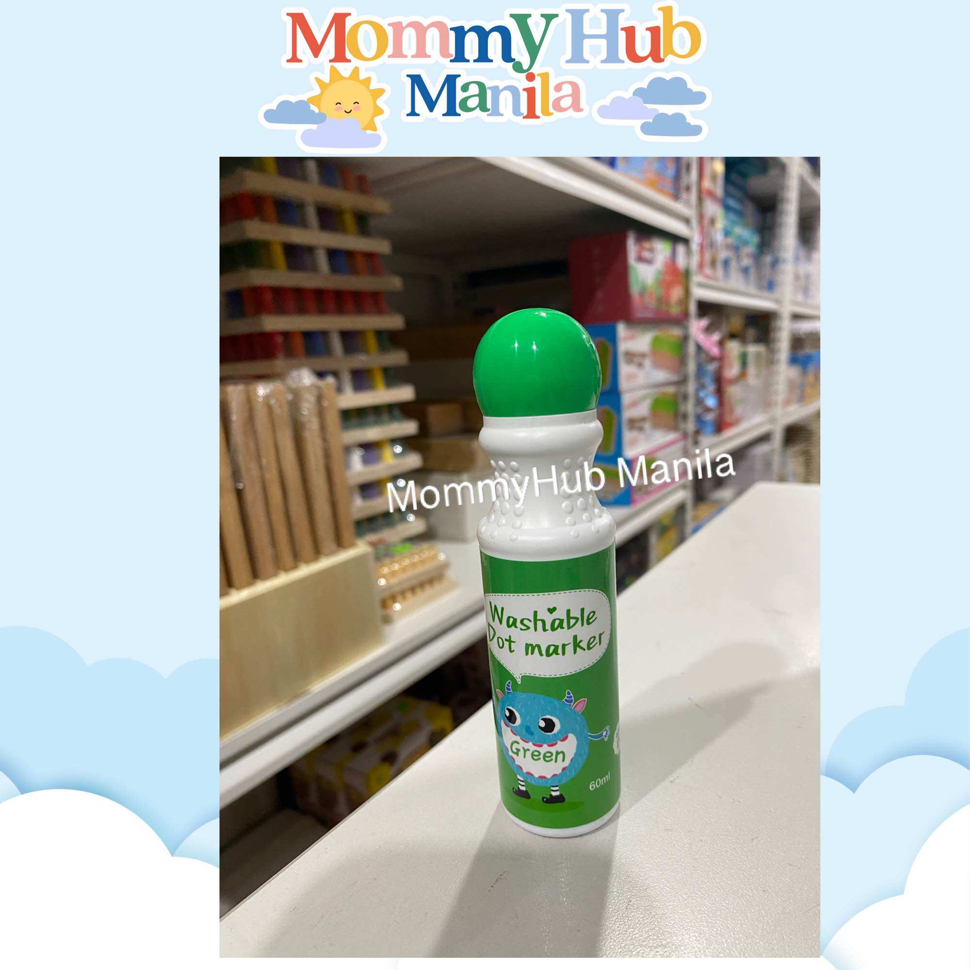Superdots 3 piece set primary colors washable dot markers