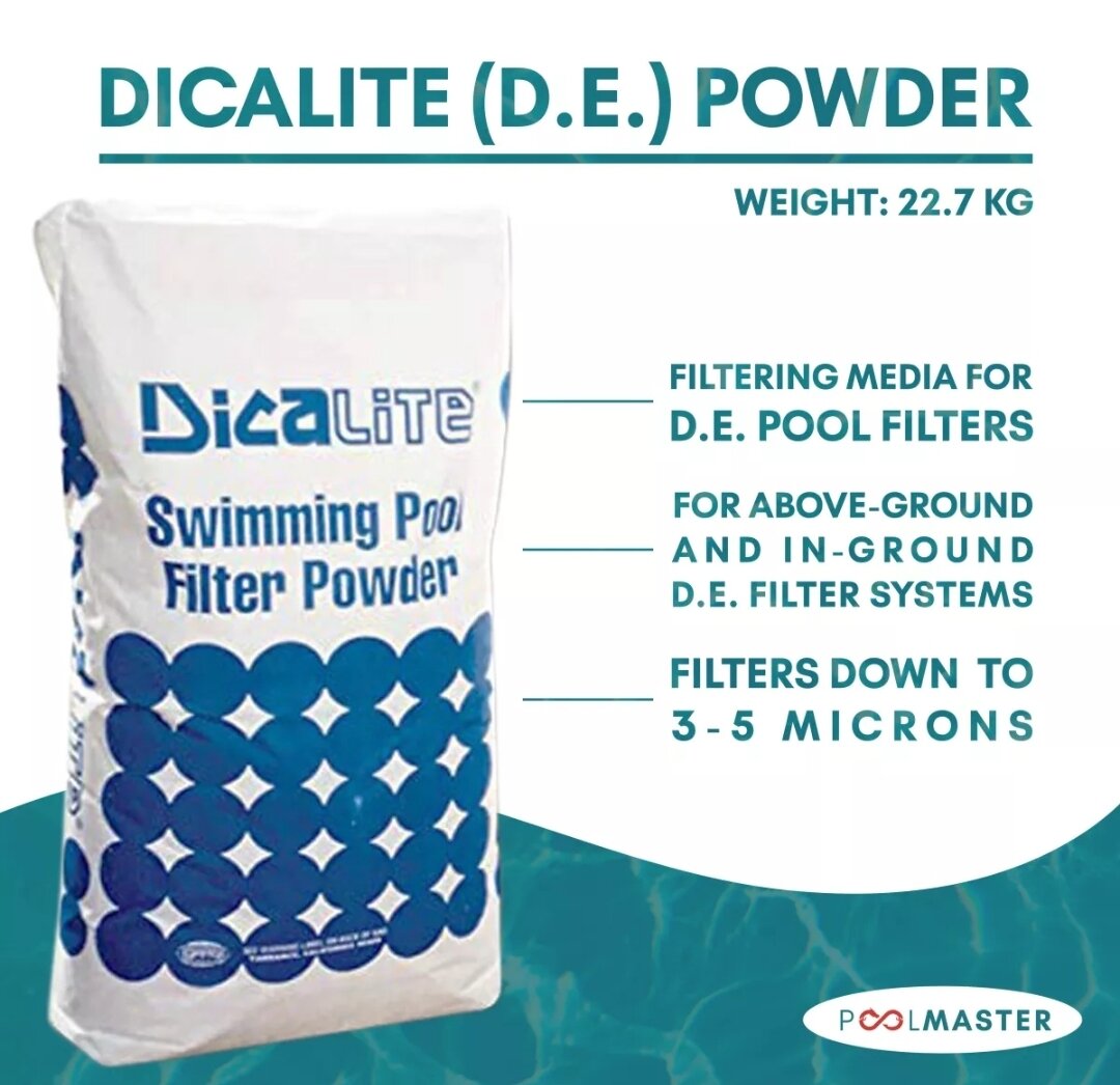 Dicalite Diatomaceous Earth (DE filter powder) for Swimming Pools 22