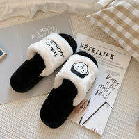 XIXITIAO | Thick Warm Non-slip Soft Plush Indoor Slippers