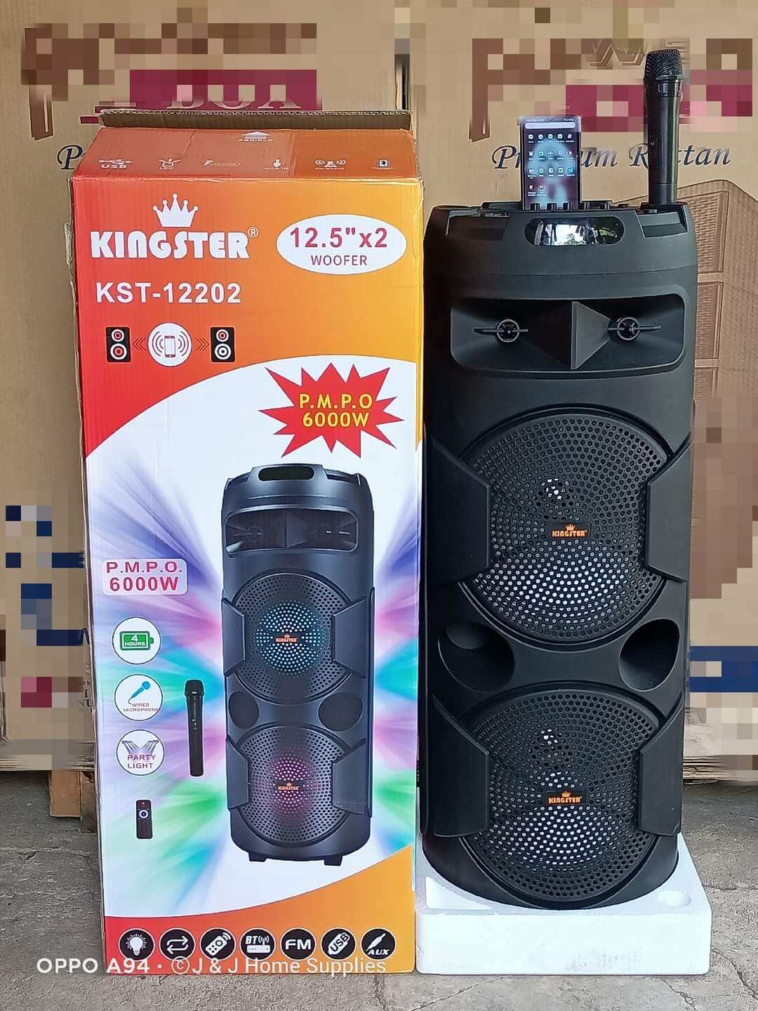 37 INCHES NEW KARAOKE PORTABLE BIGGEST BLUETOOTH SPEAKER AUXIN FMRADIO