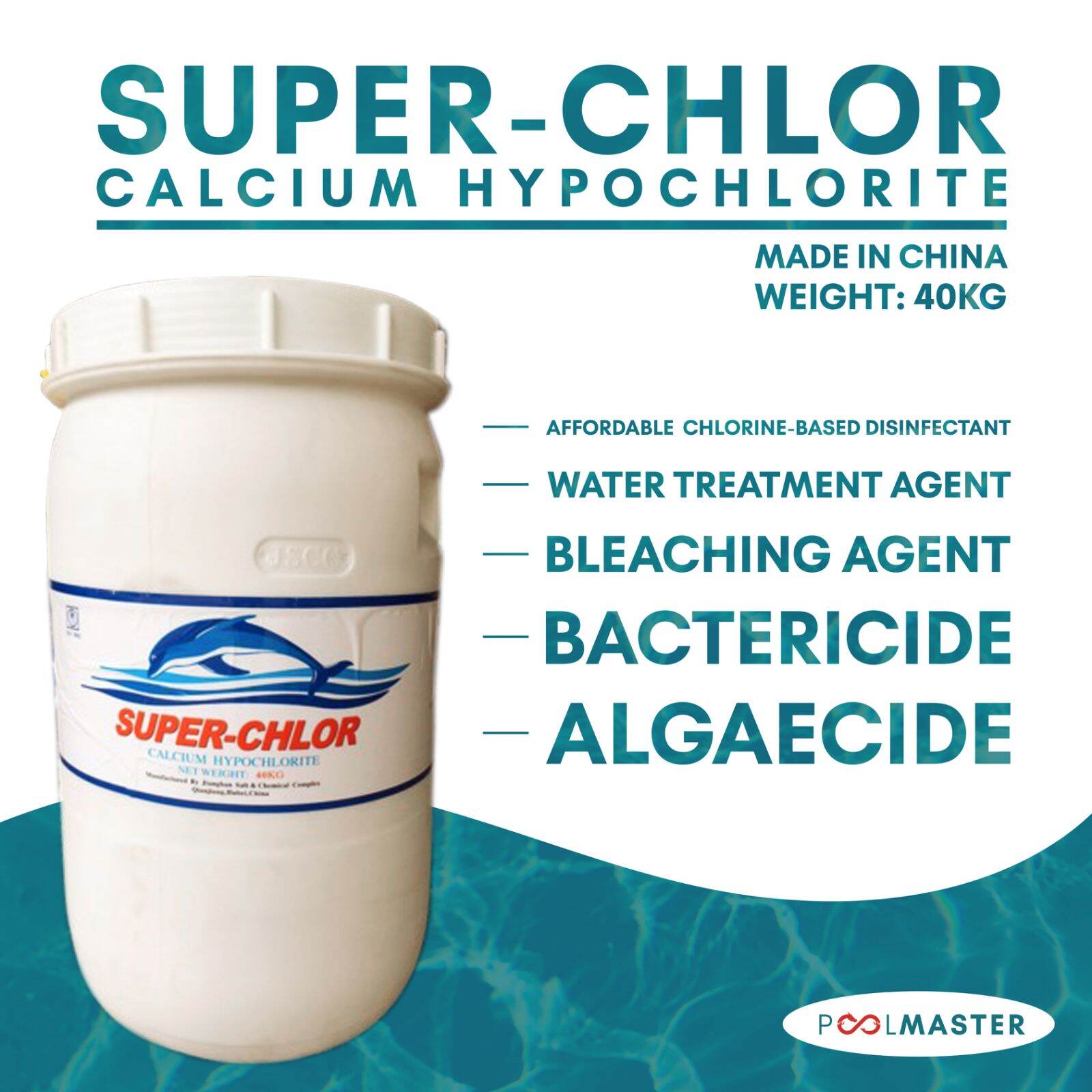 SuperChlor Chlorine Granules Made in China 40kg Lazada PH