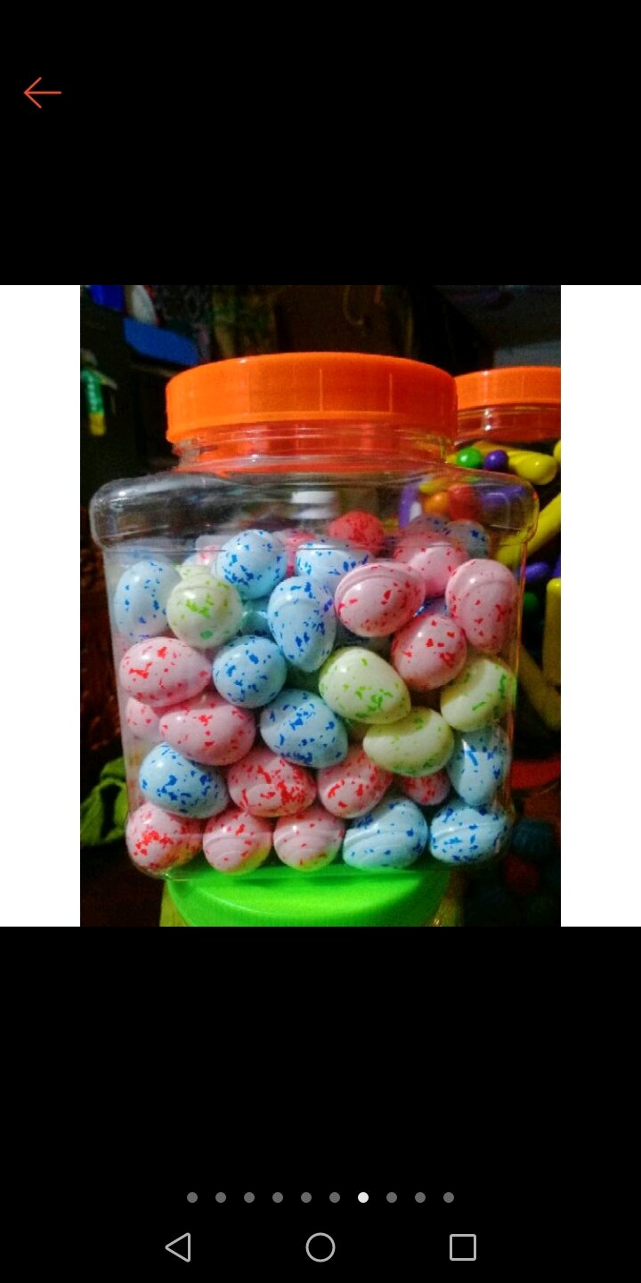bubble gum in a jar. 