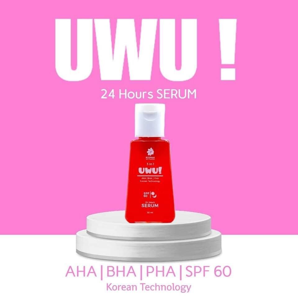 ROSMAR UWU 3-in-1 AHA BHA PHA Serum with SPF 60