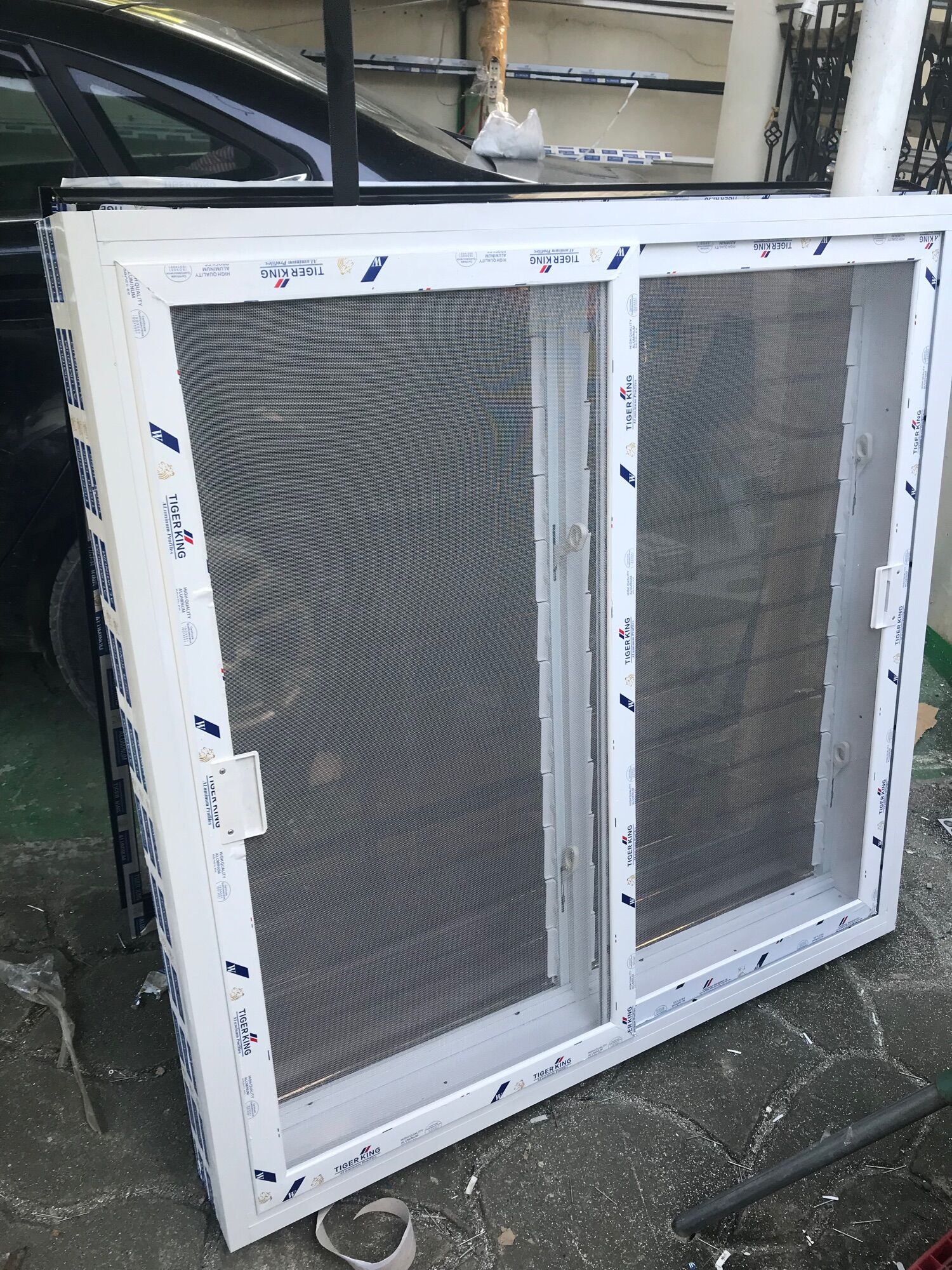 120cm x 120cm aluminum jalouplus window w/ screen | Lazada PH