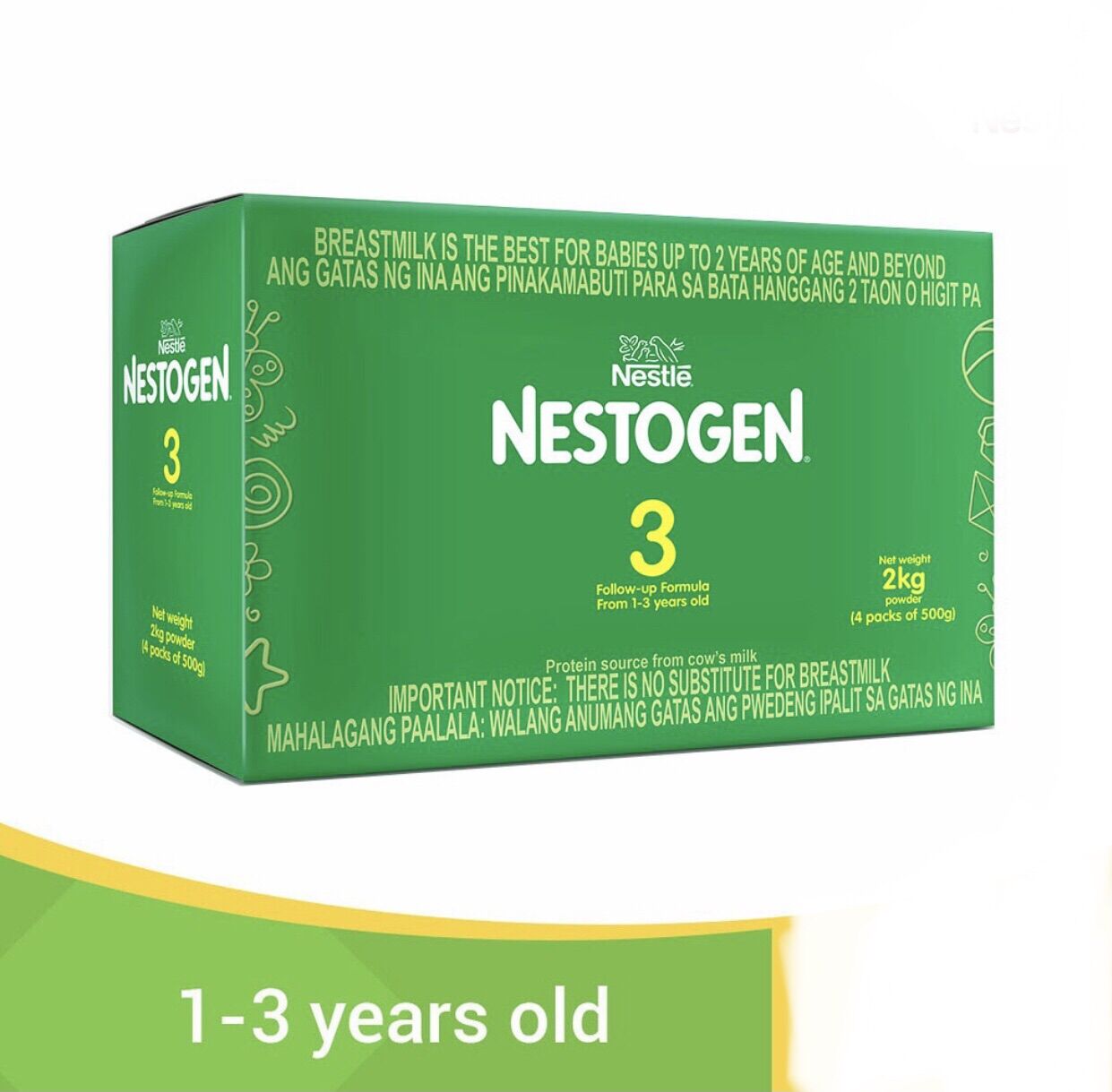 The Nestogen Milk Formula Drink for Kids from 1-3 Years Old