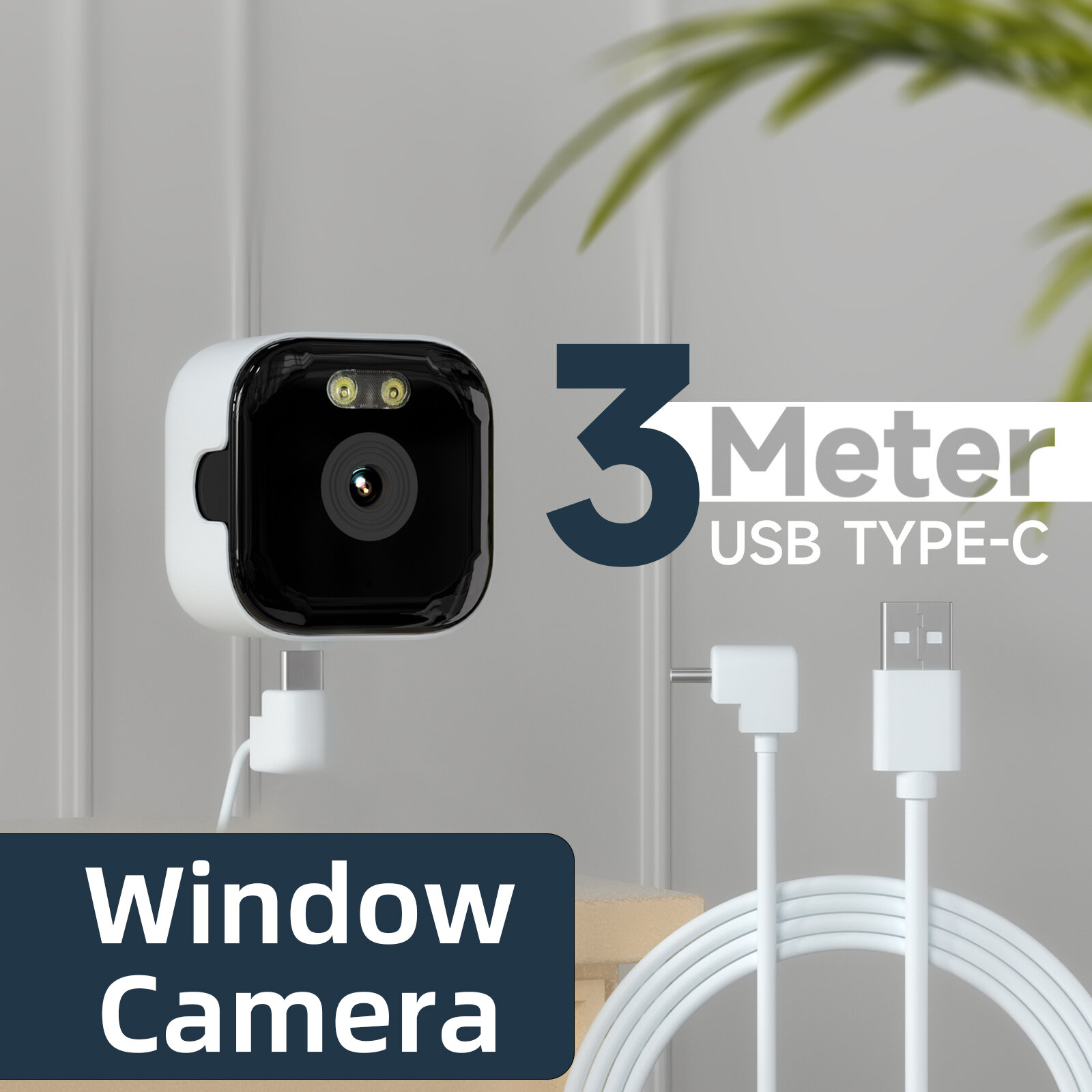 HEIYOUCAM Window Camera - Replaces Outdoor Cameras | 2.4/5GHz Wi-Fi ...