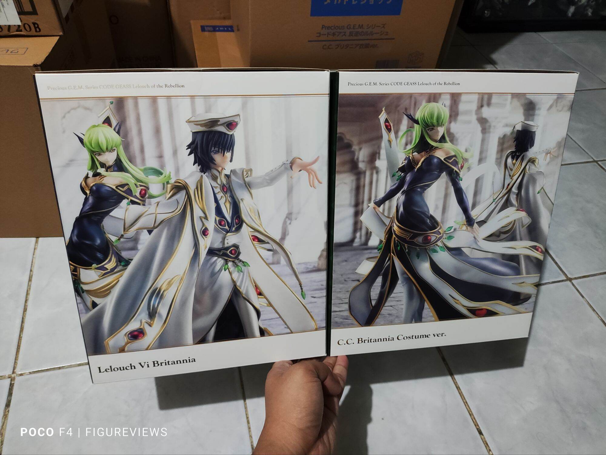 Precious G.E.M. Series Code Geass: Lelouch of the Rebellion Lelouch vi  Britannia & C.C. Set