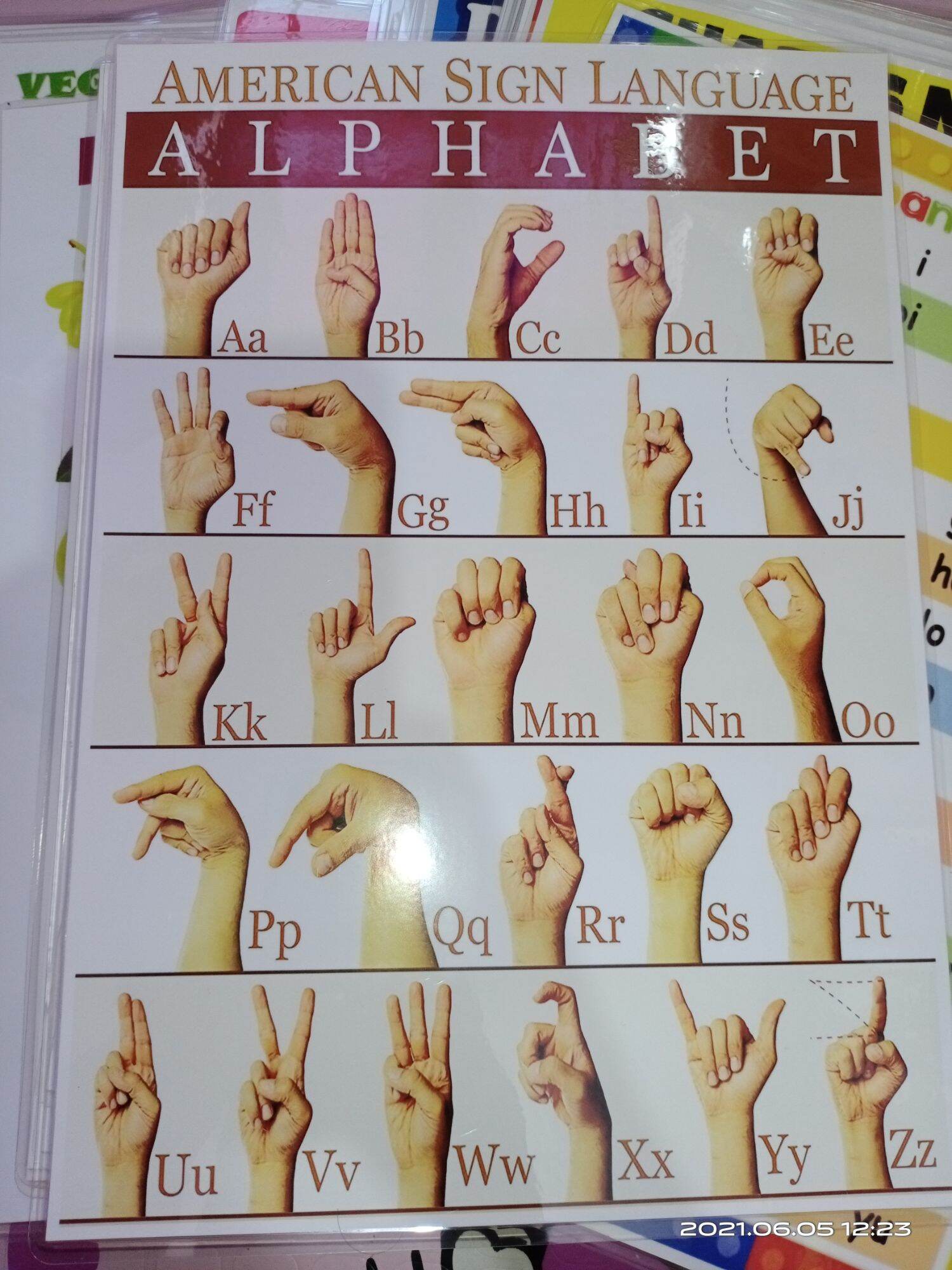 Sign Language Kids learning materials Lazada PH