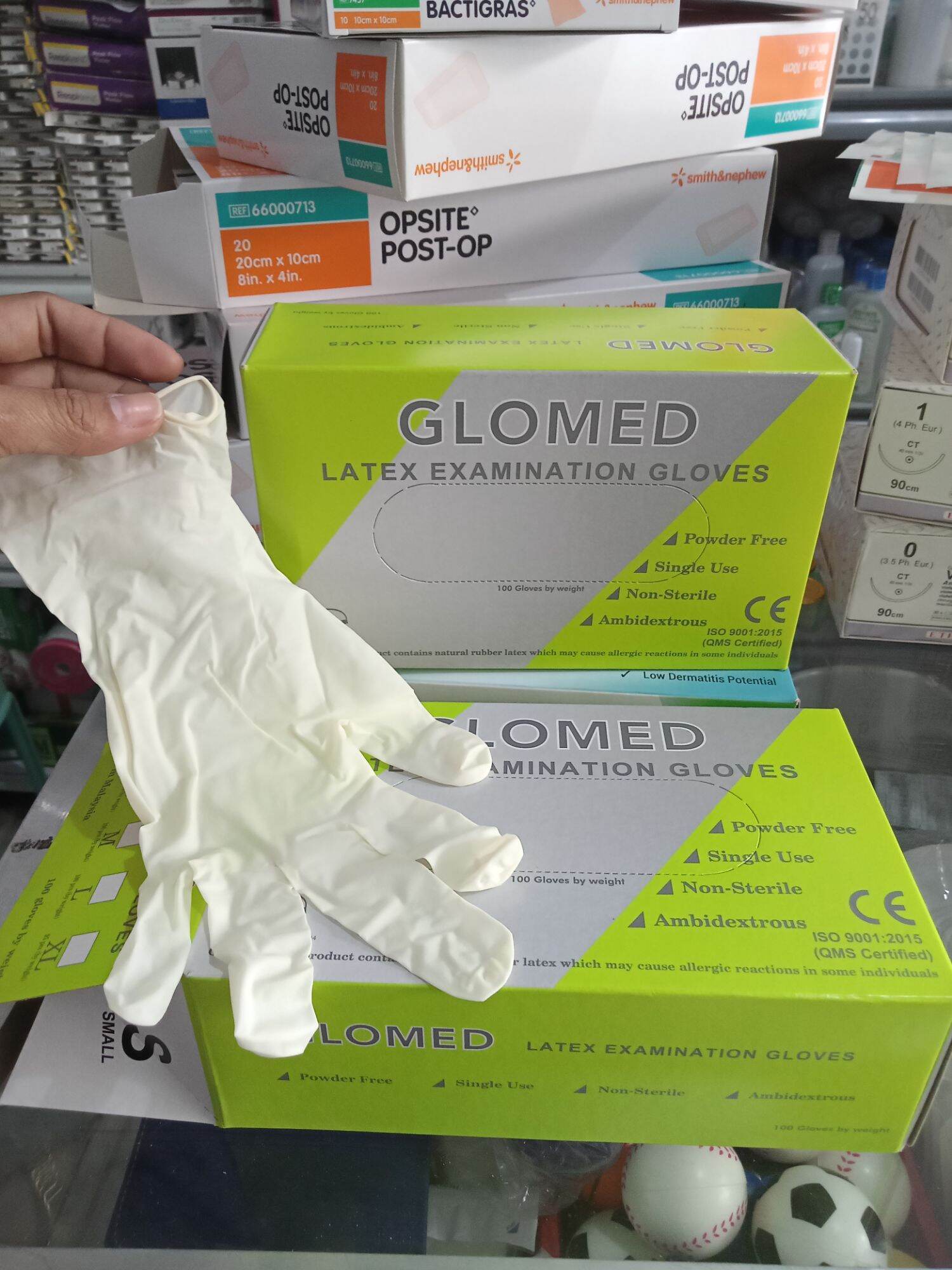 LATEX GLOVES GLOMED Lazada PH