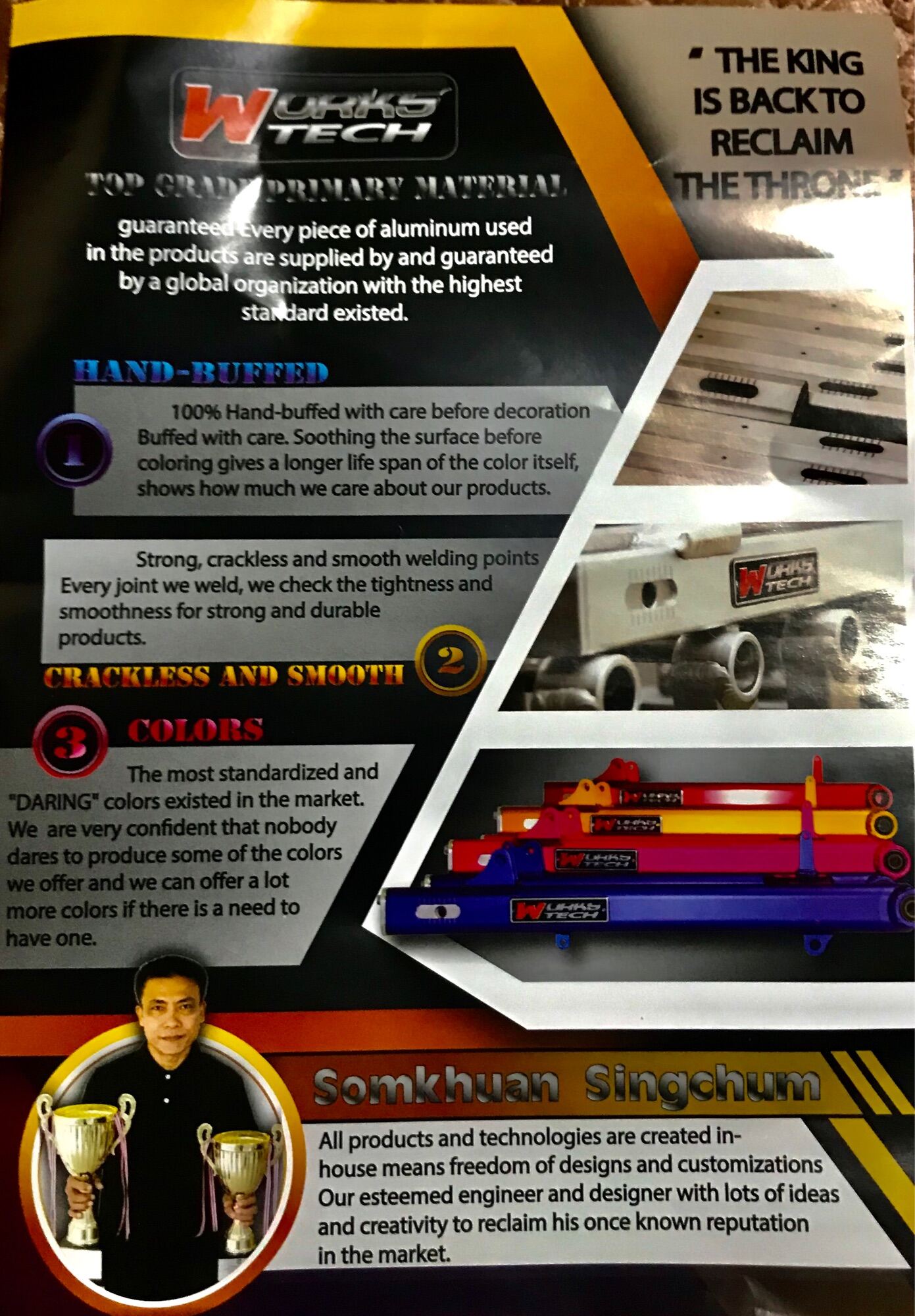 Swing Arm wave 125 oval type. 